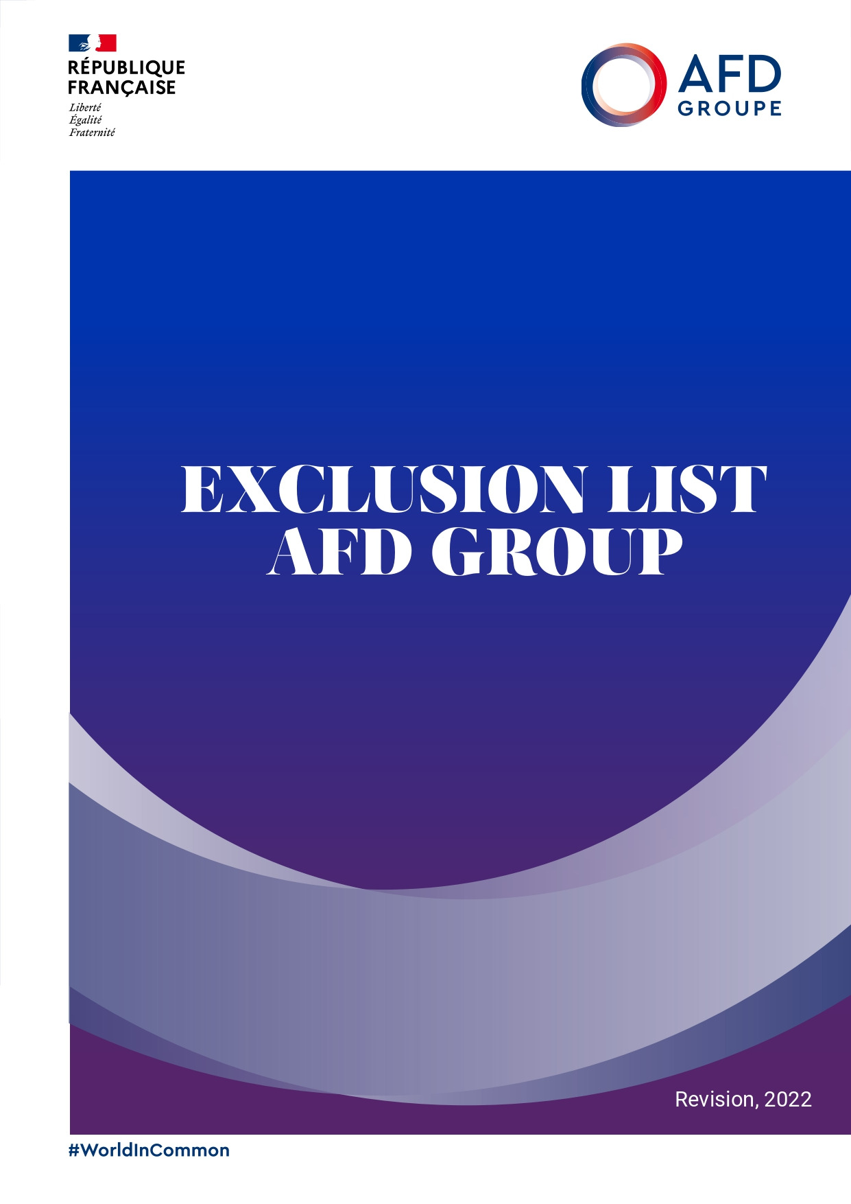AFD Group Exclusion list