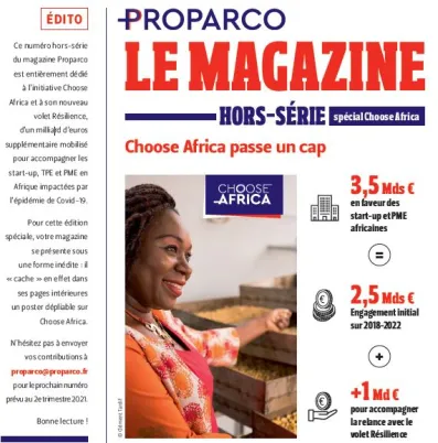 Couverture du magazine de Proparco
