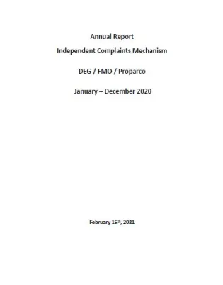 ICM annual report