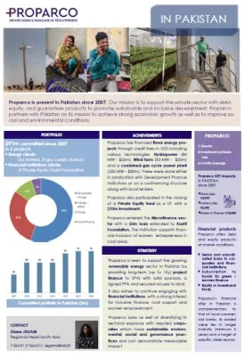 Proparco in Pakistan