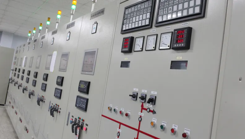 Inside the control room at E-Power plant