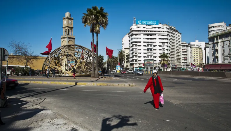 Place des Nations Unies, Casablanca, Maroc
