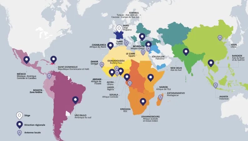 carte réseau Proparco 2020