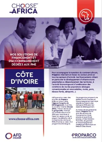 fiche Partenaires Choose Africa en Cote d Ivoire