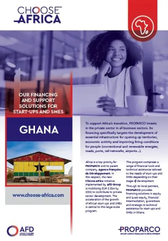 Leaflet Choose Africa's partners