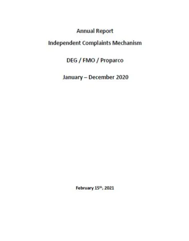 ICM annual report