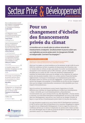 Secteur Privé & Développement
