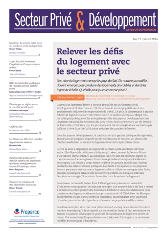 Secteur Privé & Développement